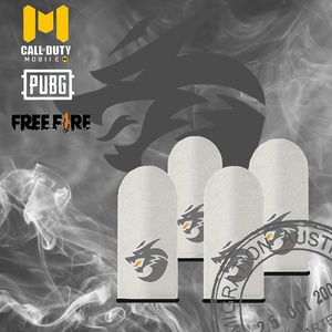 Manchons de doigts en fibre d'argent de dinosaure à deux pièces, manchons de doigts très sensibles, jouez à une variété de jeux mobiles - Product Image 5