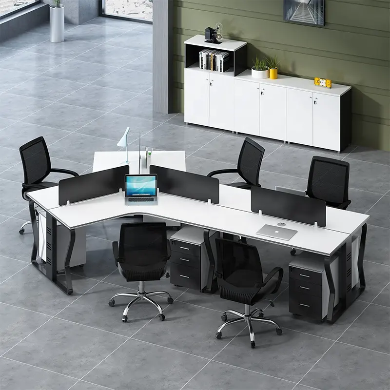 Mesa de trabajo de diseño moderno para muebles, escritorio de oficina exclusivo, contemporáneo