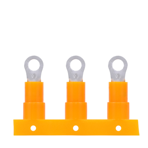 Terminales de Anillo <span class=keywords><strong>RVN</strong></span> 5.5-4S, Terminales de Cable Preaislados con Aislamiento de Nailon o PVC, Ojales de Latón - Product Image 2