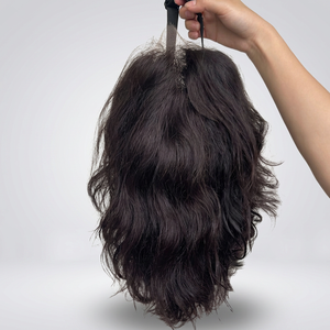 วิกผมลอนธรรมชาติสีดำขายดี วิกผมแท้ 100% จากเวียดนาม - Product Image 1