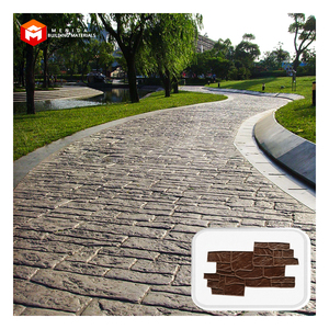 Newly Released Outdoor Decorative SiliconeStamped Concrete Floor <strong>Paving</strong> Molds Outdoor Decorative Molds for Concrete - Product Image 1
