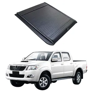 4x4 Car Accessories Retractable Aluminum Roller Shutter Roll Up Tonneau Cover For Toyota Hilux Vigo