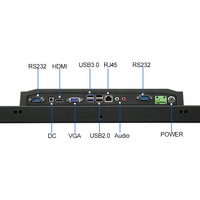 PC Industrial Táctil de 21.5 Pulgadas IP65 Intel J1900/i3/i5/i7 Win/Linux Pantalla Táctil Capacitiva de 10 Puntos Sin Ventilador Todo en Uno Panel PC Integrado