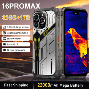 สมาร์ทโฟนปี 2026 ดีแคคอร์ 108MP 5G Android 15 HD 90Hz แบตเตอรี่ 22000mAh กันน้ำ IP68 ทนทาน รองรับภาษาฝรั่งเศส อังกฤษ สเปน ชาร์จเร็ว 65W - Product Image 3