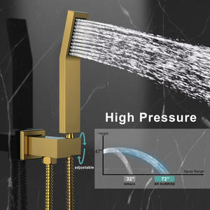 Nuovo Design UPC <span class=keywords><strong>doccia</strong></span> a scomparsa bagno oro set rubinetto <span class=keywords><strong>doccia</strong></span> con <span class=keywords><strong>vasca</strong></span> da bagno rubinetto e <span class=keywords><strong>doccia</strong></span> a mano - Product Image 5