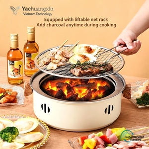 Barbecue portable en acier inoxydable avec spatule pour la cuisson en plein air et le camping - Product Image 5