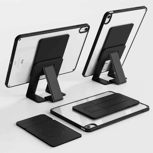 Lightweight 720-degree Rotating Single Case with Magnetic Kickstand with Multi-angles for iPad 10th 10.9"(2022)/11th 11"(2025)