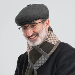 Casquette de lierre pour hommes casquettes à oreillettes invisibles rétractables couverture d'<span class=keywords><strong>oreille</strong></span> extérieure chaude béret plat gavroche Gatsby chapeaux - Product Image 4