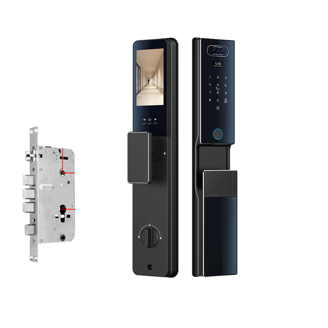 Smart RFID Key Card Lock for Hotels Aluminum Alloy Memory Card Cloud Data Storage WIFI App Wood SDK Intelligent Electronic Safe