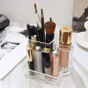 Boîte de rangement cosmétique PS 4 en 1, organisateur de rouges à lèvres avec grande capacité pour le rangement et la présentation du maquillage - Product Image 2