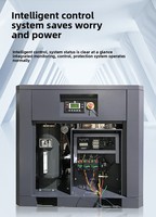 Compresseurs à vis industriels fiables et à haut rendement sans huile 16 Bar Silent VSD 'Kompressor pour les applications en usine
