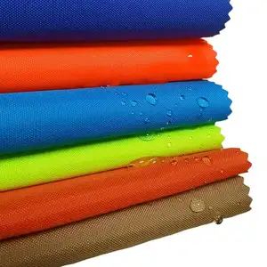 Manufacturer Customized DTY Polyester Oxford 300d Fabric Outdoor Waterproof PU Coating Fabric For Bags