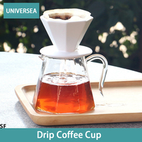 Filtre à café en céramique écologique en porcelaine fine, accessoire de brassage lent en stock, cafetière manuelle facile à utiliser, logo personnalisable, pour la maison