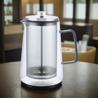 Vente chaude piston à café presse française cafetière café presse française théière verre résistant à la chaleur presse française