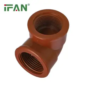 IFAN kích thước đầy đủ vật liệu xây dựng ống nước nhựa pph phụ kiện pph phụ kiện đường ống khuỷu tay bằng