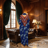 Kaftans de luxe en polyester et soie, robes longues amples imprimées pour femmes musulmanes, grandes tailles, style africain, vente chaude
