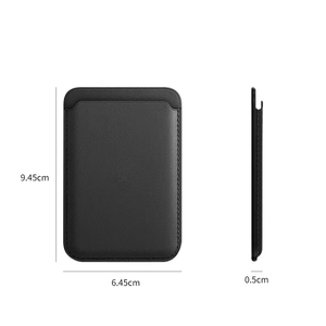 Portefeuille magnétique en cuir PU pour cartes de crédit, <span class=keywords><strong>porte</strong></span>-cartes d'identité sécurisé, avec logo personnalisé, unisexe, court, populaire pour la vente en gros - Product Image 2