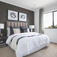 Kit de maison préfabriquée modulaire standard australien, murs extérieurs, villas modernes de luxe