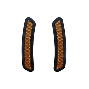 Mercedes-Benz E-Class W213 Yellow Side Light Covers A2138206703L A2138206803R Plastic Trim With Glue Tape - Product Image 1