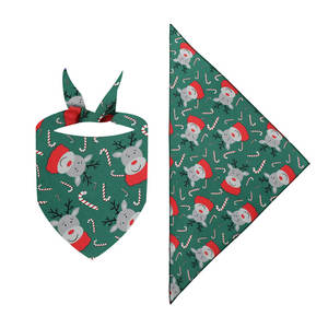 PY004 özel köpek Bandana kişiselleştirilmiş adı ve logosu fotoğraf <span class=keywords><strong>Pet</strong></span> aksesuar hayvan desen üçgen Bib pamuk <span class=keywords><strong>Pet</strong></span> eşarp - Product Image 5