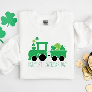 Hot Sale Happy Go Lucky Design Heat Transfers Washable DTF <strong>St</strong> <strong>Patricks</strong> <strong>Day</strong> Prints Heat Transfer Stickers for T-<strong>Shirts</strong> - Product Image 5