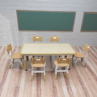 Ensemble table et chaise d'étude réglables SANFANG, design moderne et simple inspiré du divertissement, en plastique, couleur personnalisable, plateau ABS, tableau de dessin 6