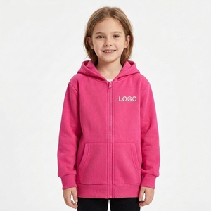 <span class=keywords><strong>Felpe</strong></span> <span class=keywords><strong>con</strong></span> <span class=keywords><strong>Zip</strong></span> per Ragazze, Uniforme in Pile, Felpa Casual Autunno Inverno alla Moda <span class=keywords><strong>con</strong></span> Tasche, Giacca Rosa per Ragazze 2-14 Anni - Product Image 1