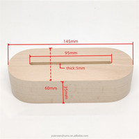 Supports de lampe de table LED en bois, supports de lampe LED conçus pour une utilisation avec prise électrique, lampes de nuit rectangulaires en bois, support LOGO, décoration de chambre à coucher