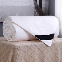 Couette en soie de mûrier 100% Queen King Size au prix de gros avec couette en soie de luxe en coton Shell