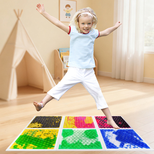 100 Piezas de Baldosas Sensoriales Líquidas ABS para Niños, Experiencia Divertida para Niños Pequeños en Centros de Aprendizaje Temprano, Juguetes Educativos - Product Image 1
