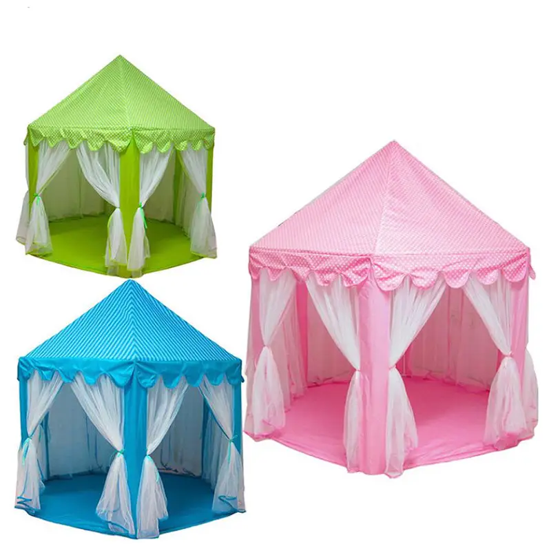Складной детский большой дом принцессы для девочек замок для детей игровая палатка для детей