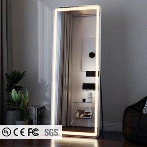 Cổ điển hình chữ nhật 3 màu chiếu sáng tầng thường vụ Gương Treo gắn đầy đủ chiều dài thông minh Led Gương - Product Image 2