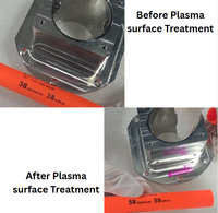 Nettoyeur plasma sous vide à écran tactile avec contrôle numérique du débit pour l'électronique, la R&D, l'activation des surfaces et la préparation des revêtements