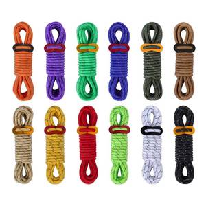 4mm 4m Thick Reflective Polyester Outdoor Camping Gear Windproof Pulley Free Construction Rope Tensioner Climbing 1L Capacity - Product Image 2