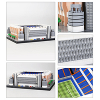 Bloques de Construcción de Estadio de Fútbol, Modelo del Nuevo Estadio Chamartin de Madrid, España, Juguete de Construcción de Pequeñas Partículas, Regalo, 3471 Piezas