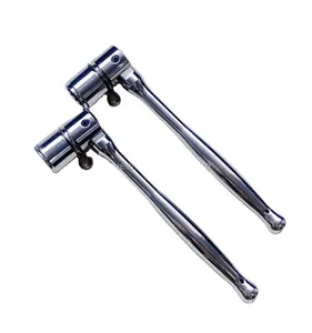 Chrome plated 7/16 Flexible Head/Scaffolding Socket Wrench Key Spanner