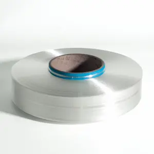 <span class=keywords><strong>Fil</strong></span> <span class=keywords><strong>de</strong></span> polyester thermofusible à prix d'usine 150D FDY, filament <span class=keywords><strong>de</strong></span> colle à faible point <span class=keywords><strong>de</strong></span> fusion pour le tricotage <span class=keywords><strong>de</strong></span> matériaux <span class=keywords><strong>de</strong></span> chaussures - Product Image 1