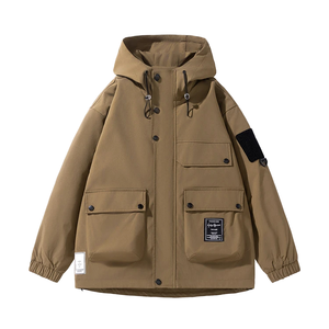 Chaqueta de Invierno Casual para Hombre 2025, Impermeable, con Capucha, Estilo Bomber, Cierre de Cremallera, Tallas Grandes, Transpirable, 100% Personalizable - Product Image 1