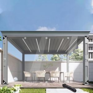 Bâches transparentes en vinyle PVC robuste 20 mil d'épaisseur bâche en verre <span class=keywords><strong>pour</strong></span> <span class=keywords><strong>serre</strong></span> <span class=keywords><strong>balcon</strong></span> jardin - Product Image 5