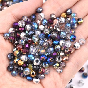 <span class=keywords><strong>DIY</strong></span> Rondelle Perlen 6mm Mixed Color Set Kristall perlen Großhandel Bulk Set für Armband Halskette - Product Image 4