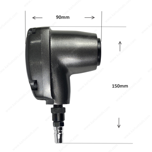 مطرقة هوائية مطرقة هوائية بسرعة 3-5/8 بوصة مطرقة يدوية - Product Image 6