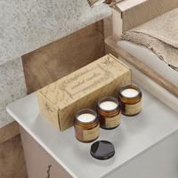 Velas aromáticas de cera de soja de 100g hechas a mano, tarro de cristal, etiqueta privada para el Día de San Valentín, fragancia de aceite esencial de boda de Acción de Gracias