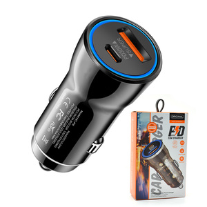 Eonline 60W Điện Thoại Loại C + USB Kép Nhanh Chóng Sạc Xe Hơi Adapter Pd 30W USB Siêu Xe Phổ Sạc - Product Image 1