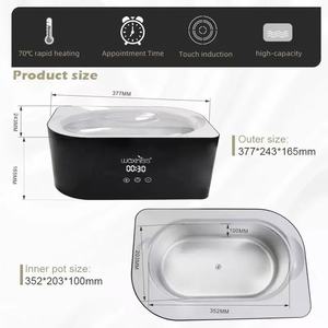 Máquina de Terapia de Cera de Belleza con Revestimiento Interior de Aluminio, Dispositivo para Derretir Cera, <span class=keywords><strong>Calentador</strong></span> para el Cuidado de <span class=keywords><strong>Manos</strong></span> y Pies, 4L - Product Image 4