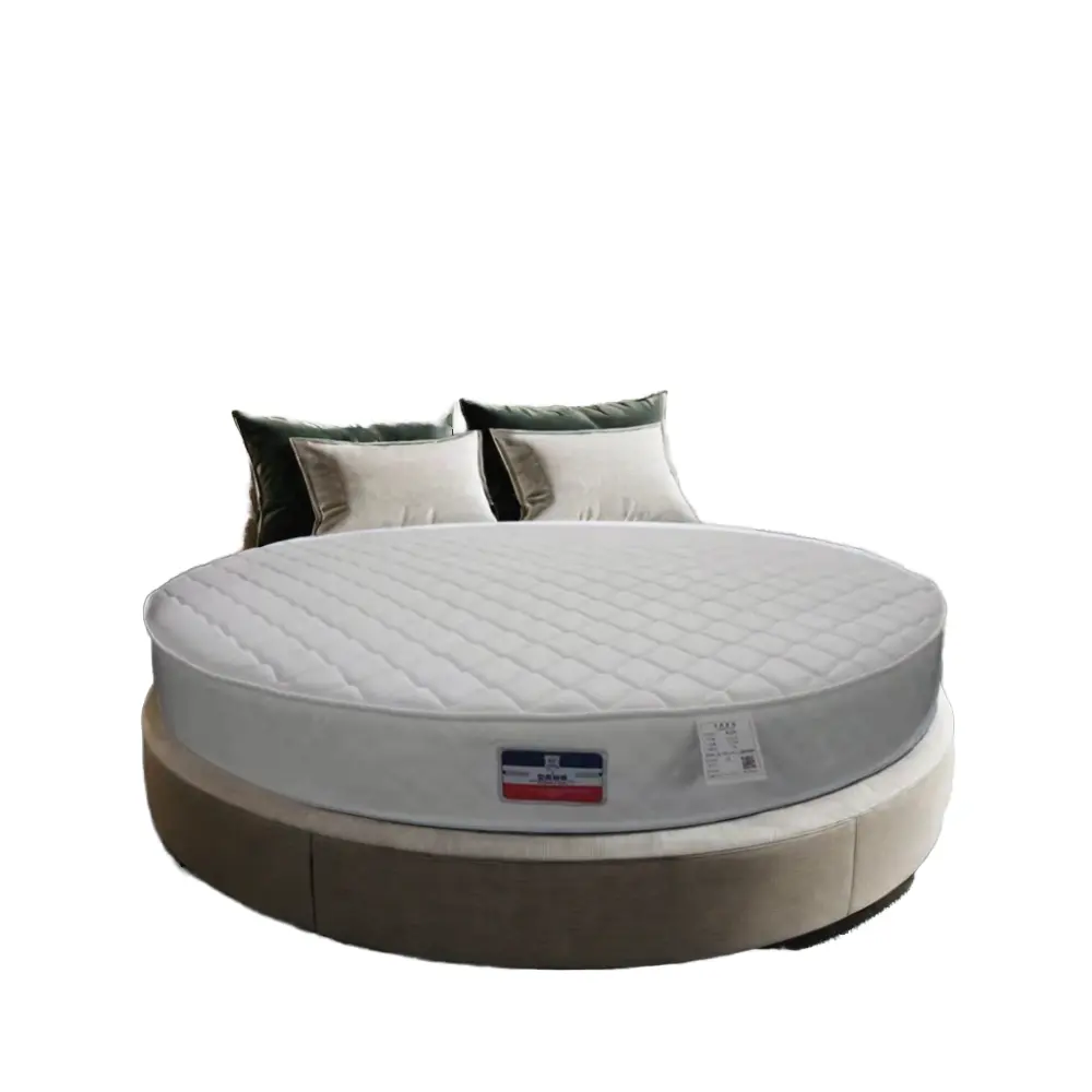 Manufacturers wholesale king mattress sex hotel round memory foam latex bunk mattress pocket spring mattress