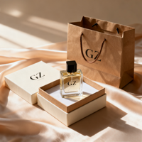Stock d'usine : flacons de parfum en verre vides rectangulaires distinctifs de 30 ml, 50 ml et 100 ml. Boîtes d'emballage et bou