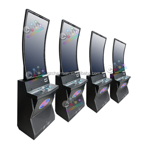 Qianmen – Armoire de jeu interactive incurvée 43 pouces en métal, personnalisable, en stock, fabriquée en Chine, avec écran tactile <span class=keywords><strong>Fusion</strong></span> 4/5/6 Link <span class=keywords><strong>Plus</strong></span> - Product Image 3