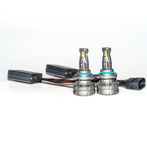 9005 LED Headlight <b>Bulb</b> Dual Copper Heat Pipe 6500K Cool <b>White</b> Front Lighting Upgrade for Mazda BT50 LED Headlights - Product Image 2