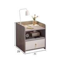 Table de Chevet Moderne Minimaliste en MDF pour Petites Espaces, Meuble de Rangement Personnalisable – Prix Usine