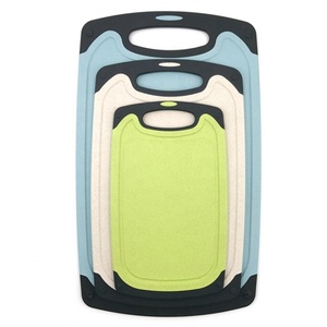 Ensemble de 3 planches à découper en plastique écologiques de différentes couleurs, très vendues - Product Image 2
